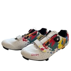 Sport Cycling Shoes Mens Size 47 US13 Turn Lock Biking Racing Indoor Spin